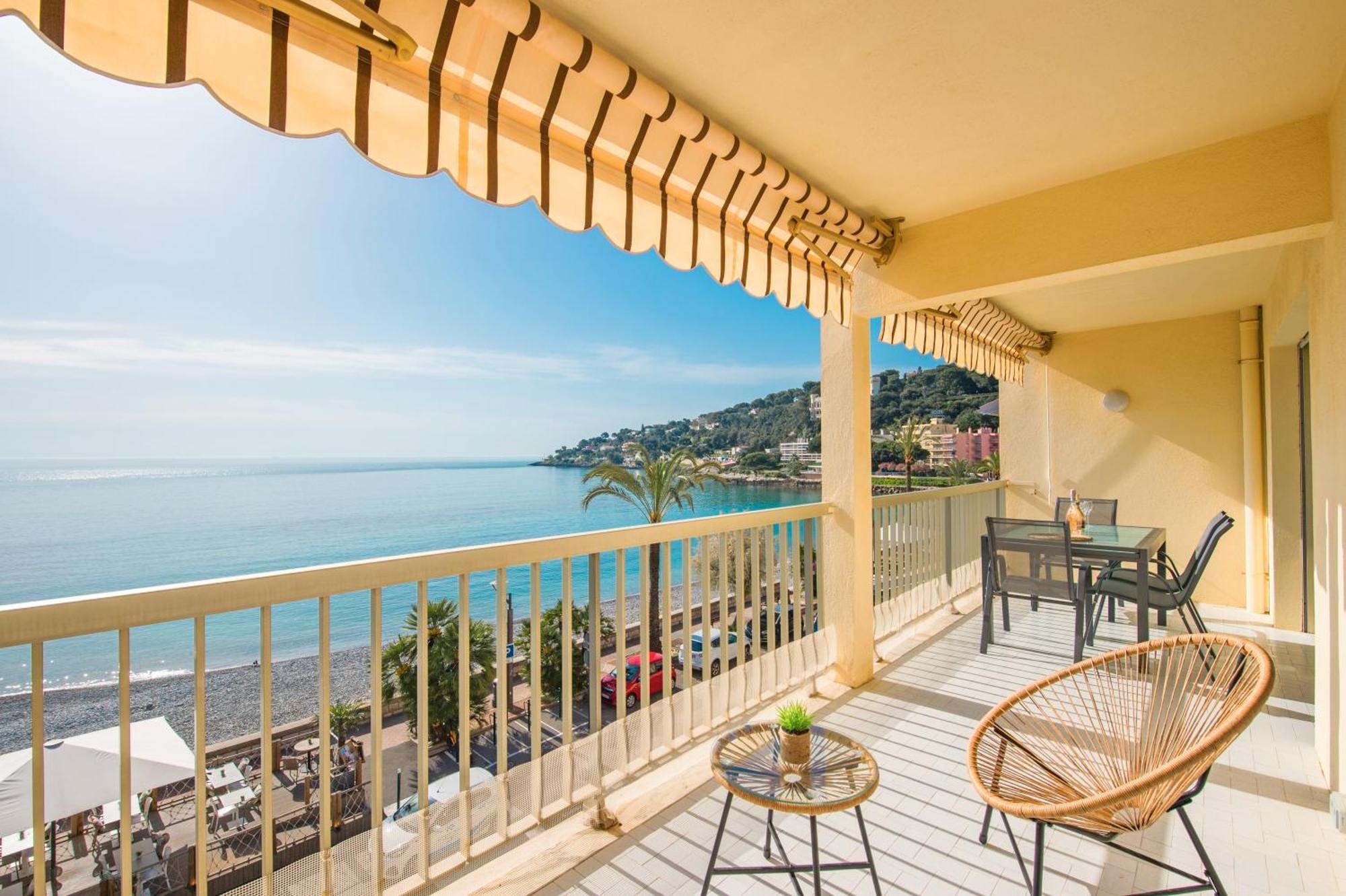 Roquebrune Plage - Terrace Splendid Sea View - BW Exteriör bild